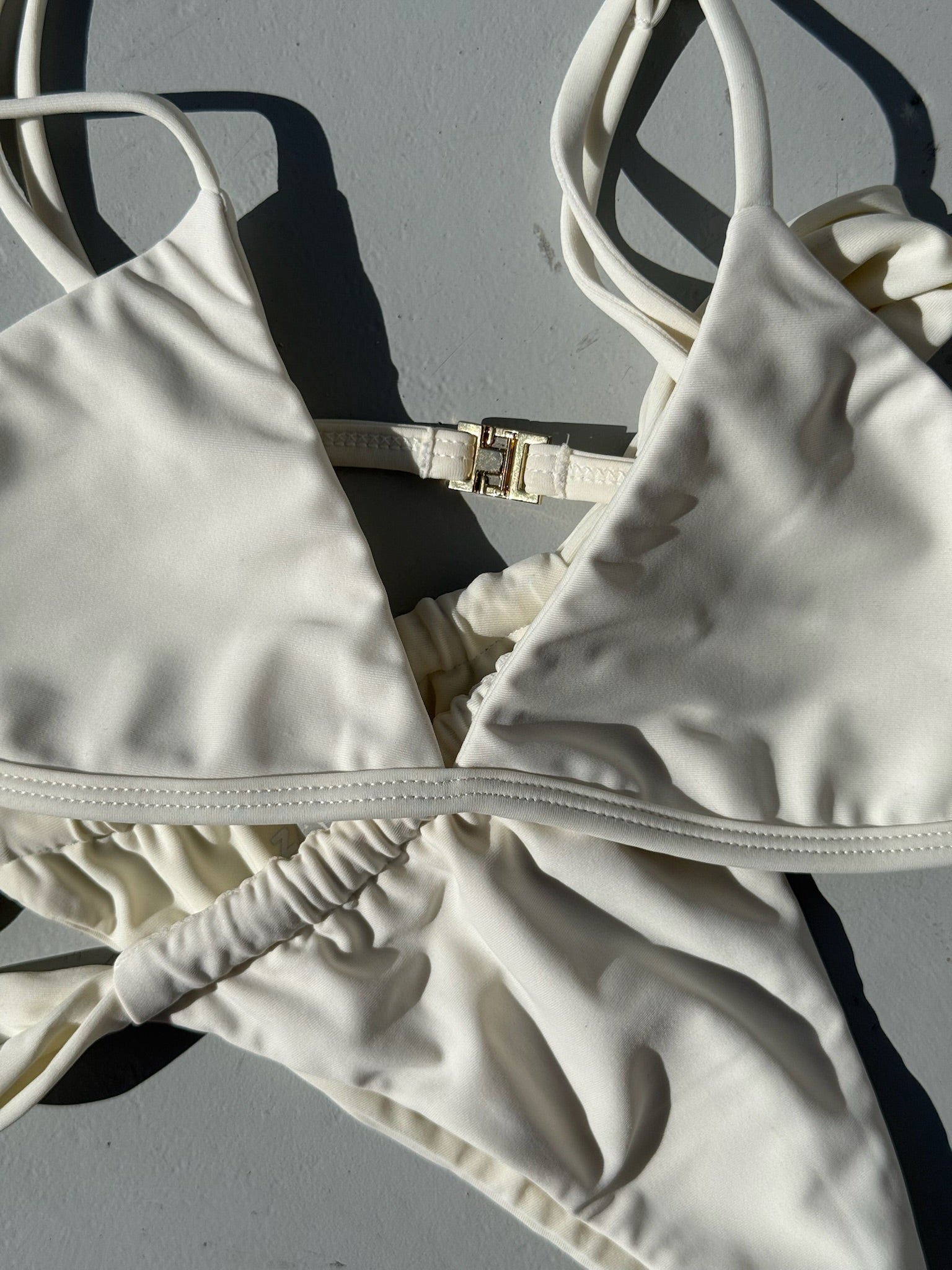 Elevated Triangle Top - Ivory