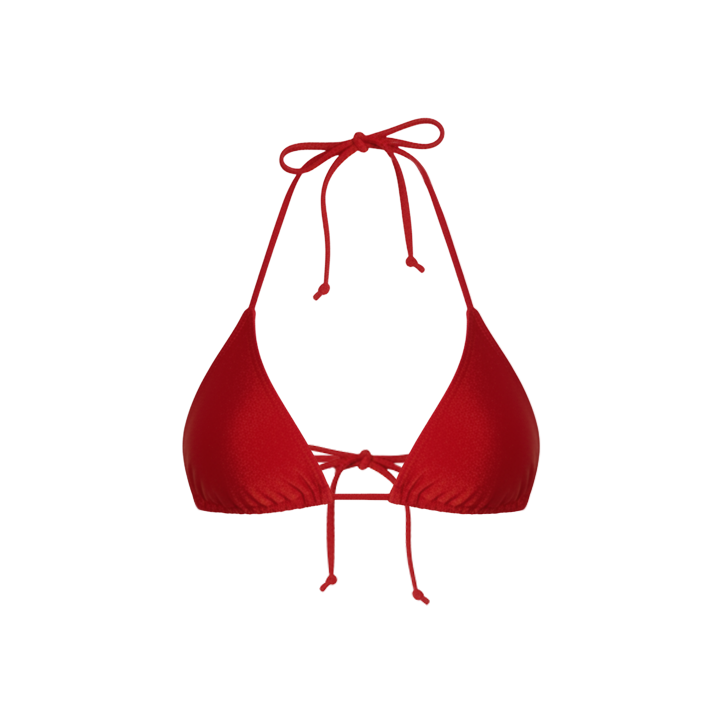 Classic Triangle Top - Spicy Red