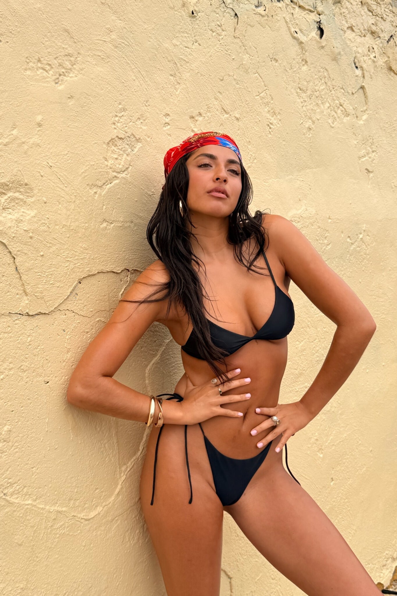 Elevated Triangle Top - Black