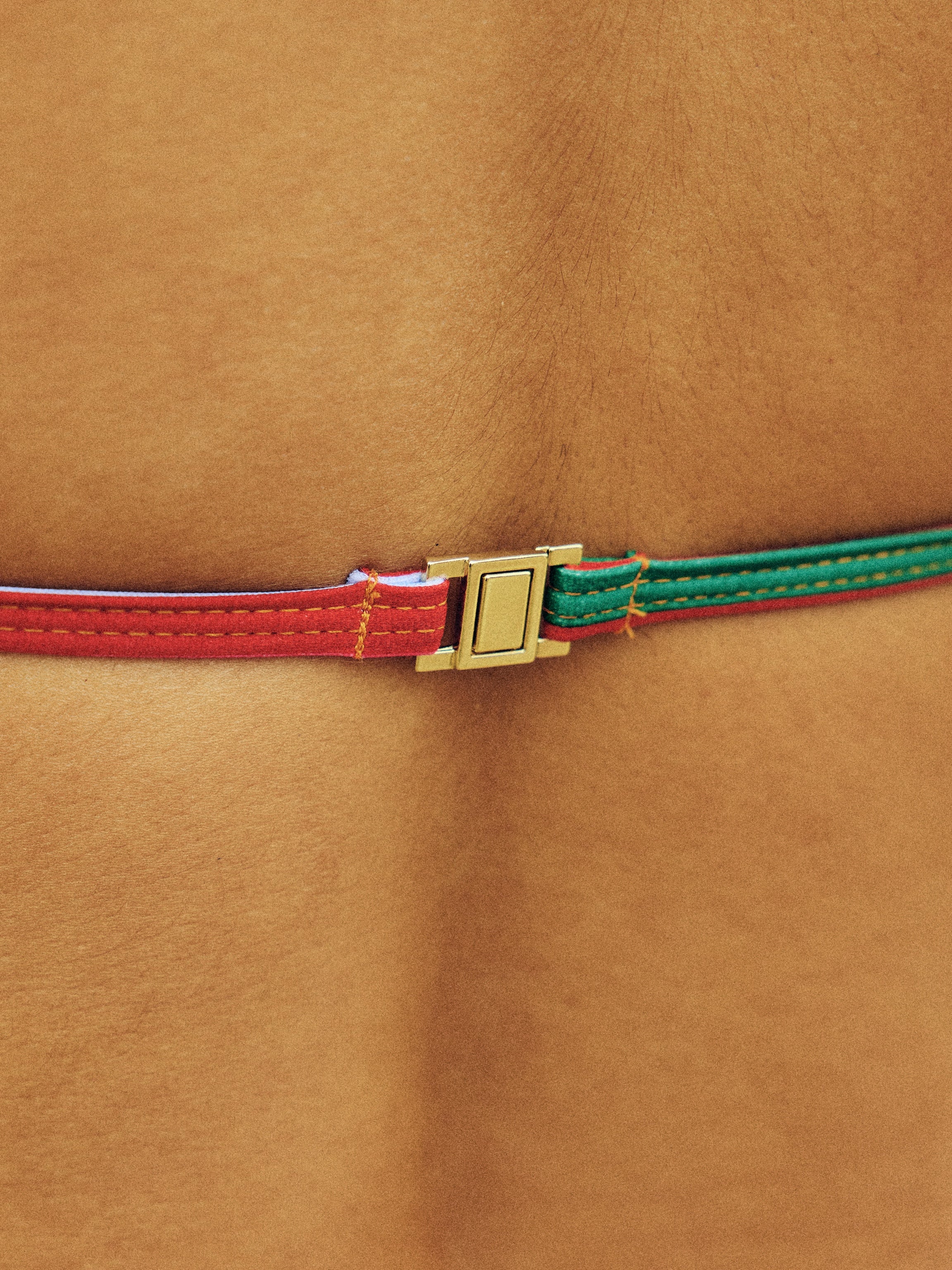 Elevated Triangle Top - Viva Stripe